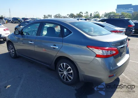 2015 Nissan Sentra Sv из США, поврежденный, VIN 3N1AB7AP1FY260802